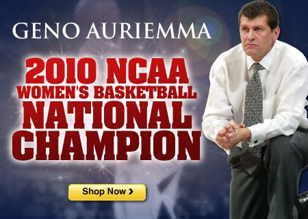 Geno Auriemma Connecticut 2010 NCAA Champions
