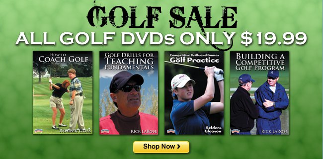 Golf DVD Sale
