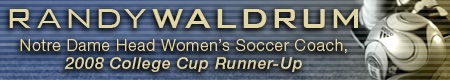 Randy Waldrum - Notre Dame Soccer