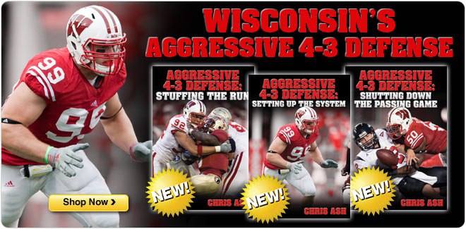Wisconsin Football Aggressive 4-3 Defense