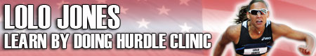 Lolo Jones Learn by Doing Hurdle Clinic