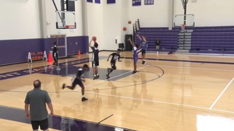 Full-Court 3 Minute Shooting Drill for Basketball!